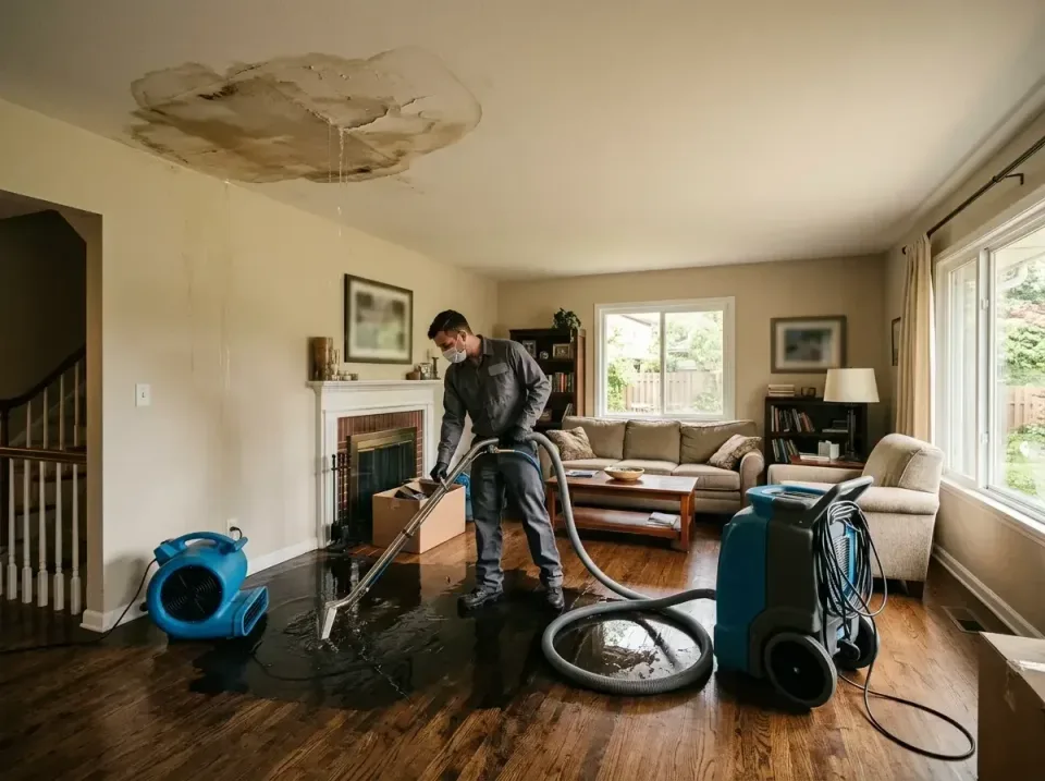attic-pipe-burst-ceiling-drip-008 — frequently asked questions, Water Damage Restoration & Carpet Care in Waite Park, MN